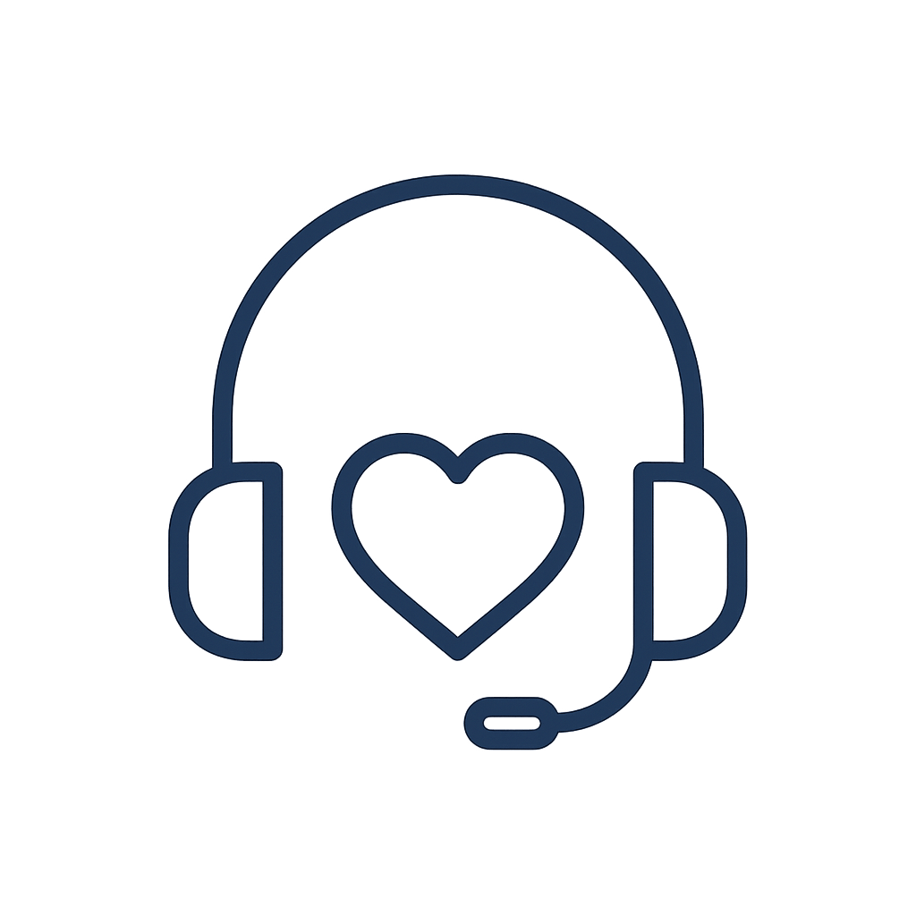 Headphones with heart